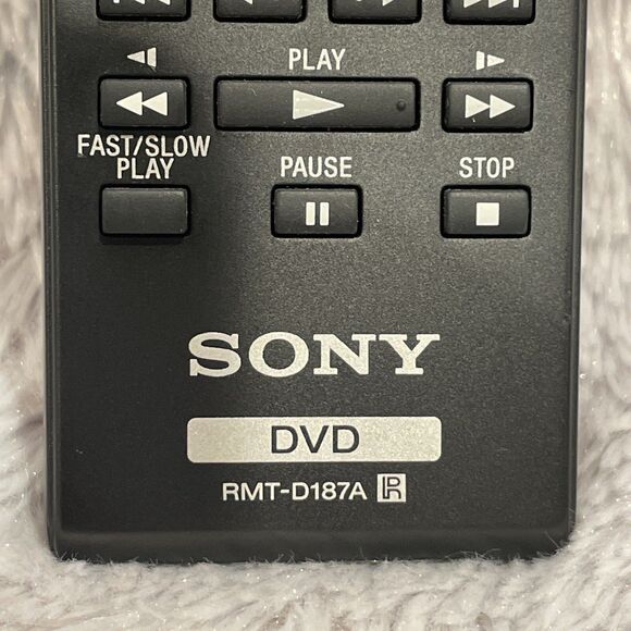 Sony Remote Control RMT-D187A for DVD Player Black OEM - Tested Working - Picture 2 of 11